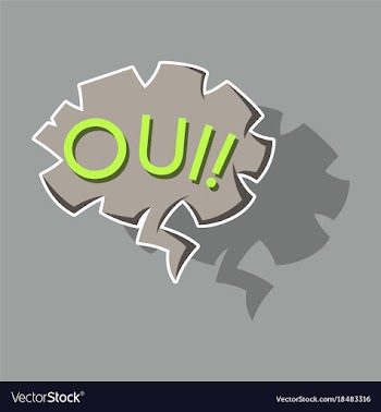 Realistic paper sticker on theme comic speech vector image