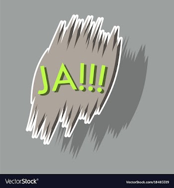 Realistic paper sticker on theme comic speech vector image