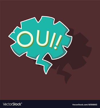 Realistic paper sticker on theme comic speech vector image