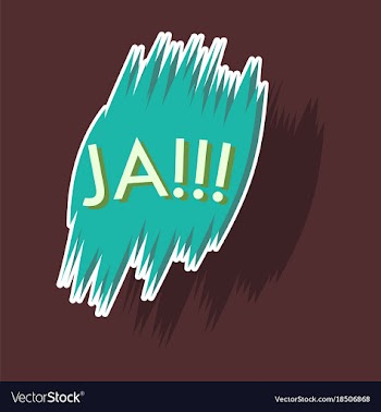 Realistic paper sticker on theme comic speech vector image