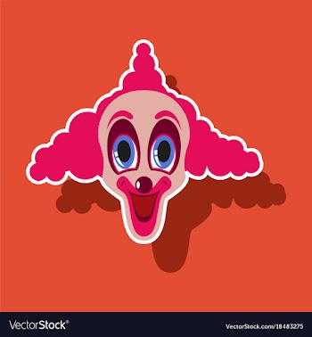 Realistic paper sticker on theme humor cheerful vector image