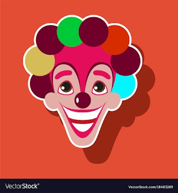 Realistic paper sticker on theme humor cheerful vector image