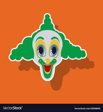 Realistic paper sticker on theme humor cheerful vector image