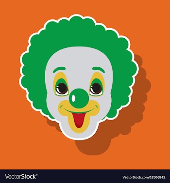 Realistic paper sticker on theme humor cheerful vector image