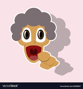 Realistic paper sticker on theme humor loudly vector image