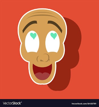 Realistic paper sticker on theme humor love laughs vector image