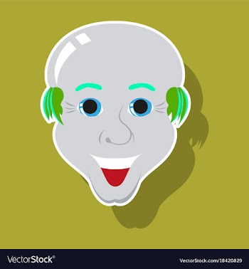 Realistic paper sticker on theme humor vector image