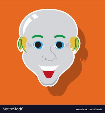 Realistic paper sticker on theme humor vector image