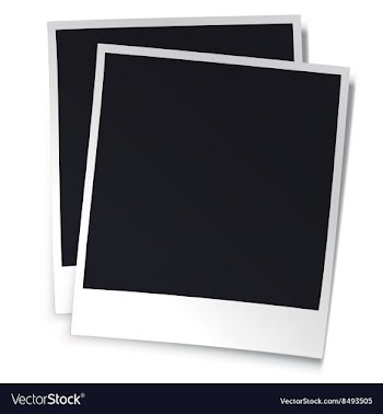 Realistic photoframe design template Isolated on vector image