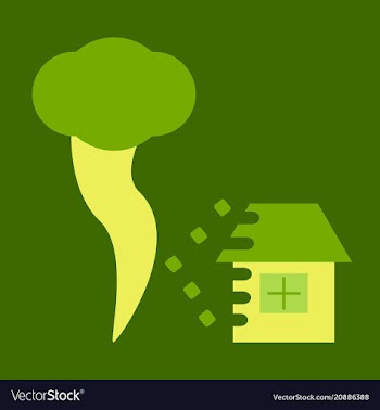 Realistic tornado swirl isolated on background vector image