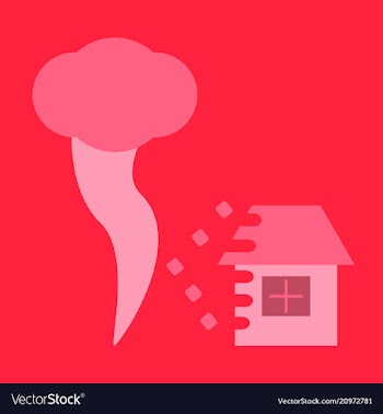 Realistic tornado swirl isolated on background vector image