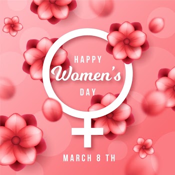 Realistic womens day event concept Free Vector
