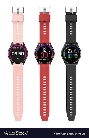 realistic wrist watches 3d classic and modern
