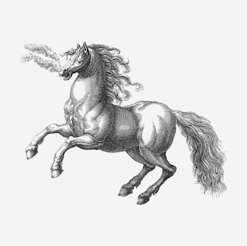 Rearing horse drawing, animal vintage | Free Photo - rawpixel