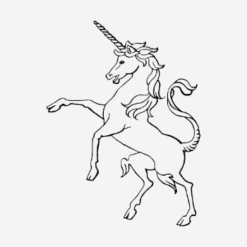 Rearing unicorn drawing, magical creature | Free Photo - rawpixel