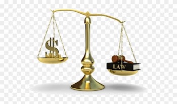 Reasonable Fees - Scales Of Justice With Money