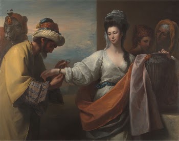 Rebecca Receiving the Bracelet at the Well | Free Photo - rawpixel