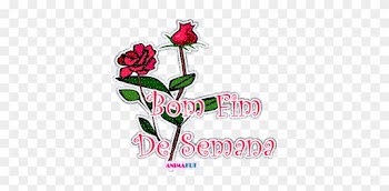 Recados De Bom Final De Semana - Rose Bush Clip Art