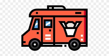 Receive Food Delivery - Food Truck Gif