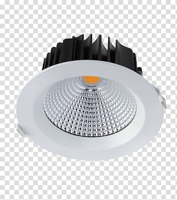 Recessed light LED lamp Light-emitting diode Lighting, led lamp transparent background PNG clipart