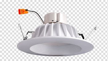 Recessed light LED lamp Lighting Light fixture, light transparent background PNG clipart