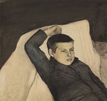 Reclining boy, 1892, by Magnus | Free Photo - rawpixel