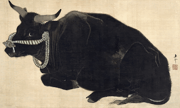 Reclining bull (1830s) vintage Japanese | Free Photo Illustration - rawpixel
