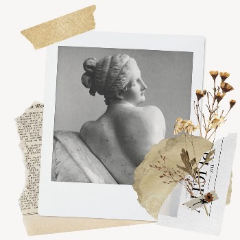 Reclining Naiad instant photo mockup, | Free PSD Mockup - rawpixel