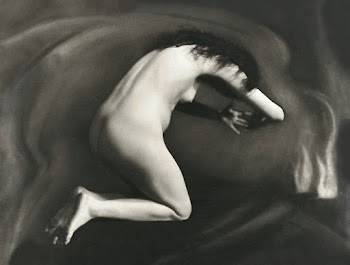 Reclining naked woman. Knielend vrouwelijk naakt (ca. 1913&ndash;1942) by Jacob Merkelbach. Original from The Rijksmuseum. Digitally enhanced by rawpixel.