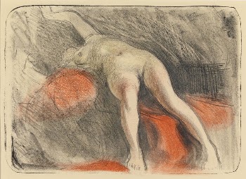 Reclining nude, by Magnus Enckell | Free Photo - rawpixel