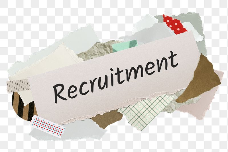 Recruitment png word sticker, aesthetic | Free PNG - rawpixel