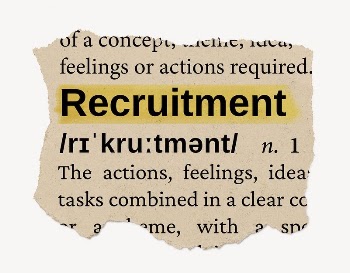 Recruitment ripped dictionary, editable word | Free PSD - rawpixel