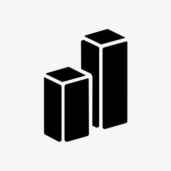 Rectangle blocks logo element, flat | Free Photo - rawpixel