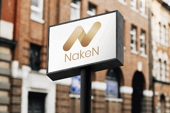 Rectangle business sign mockup, 3D | Free PSD Mockup - rawpixel