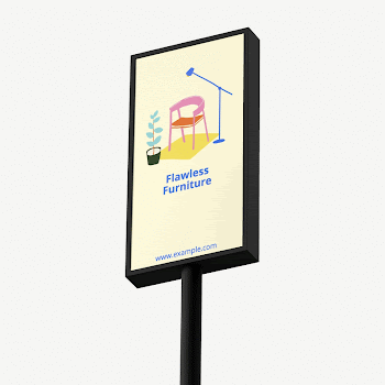 Rectangle business sign mockup, 3D | Free PSD Mockup - rawpixel