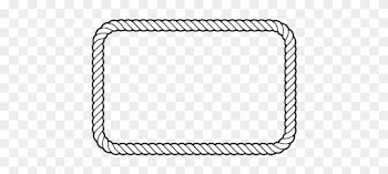 Rectangle Clip Art - Rope Border Vector