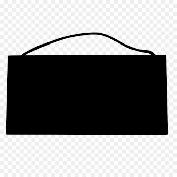 Rectangle Font Pattern Black M -  