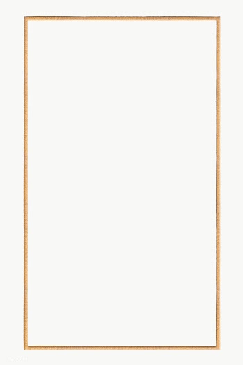 Rectangle gold frame design element | Free  transparent png - 2349883