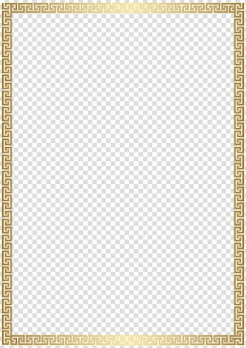 Rectangle Gold, Golden Deco Border , gold-colored frame illustation transparent background PNG clipart