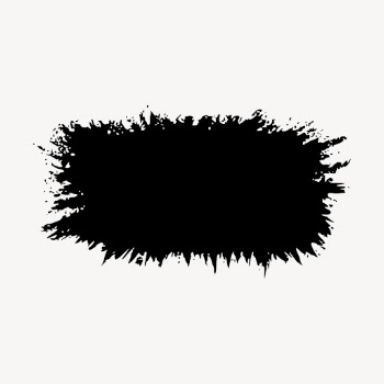 Rectangle ink frame collage element, | Free PSD - rawpixel