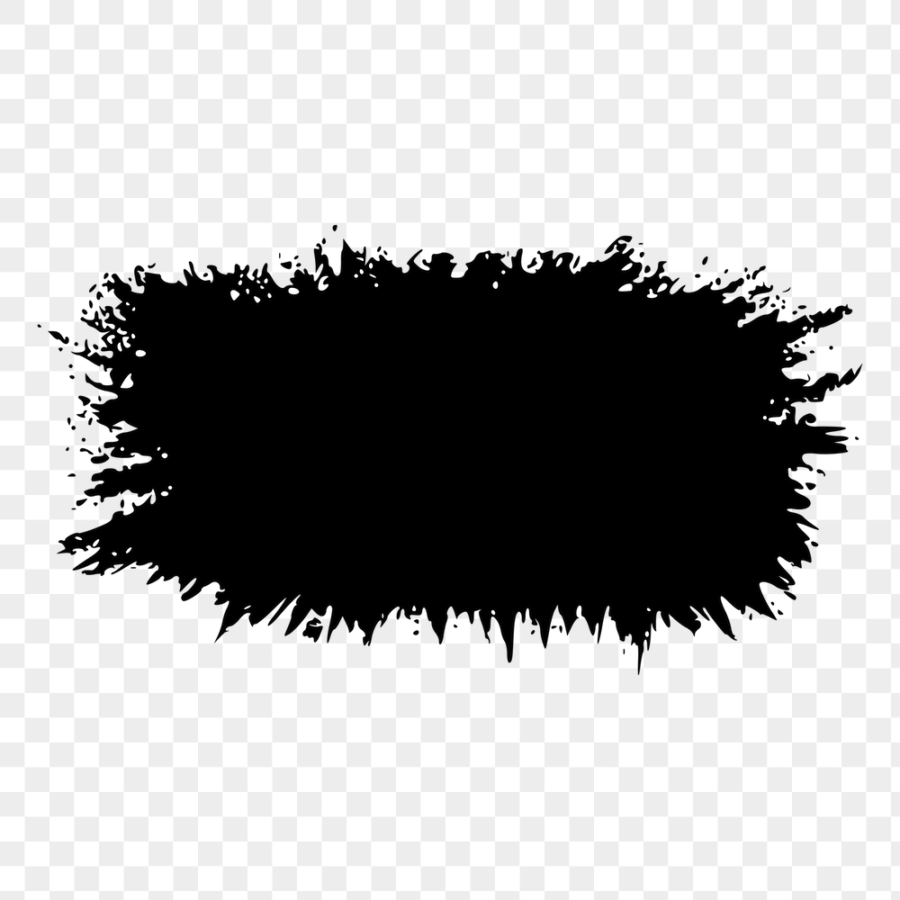 Rectangle ink png frame, grunge | Free PNG - rawpixel
