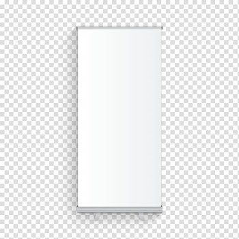 Rectangle, roll up banner transparent background PNG clipart
