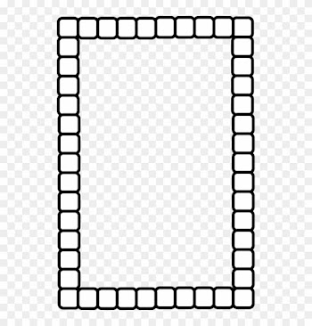 Rectangle Stone Walls - Shape Border Black And White