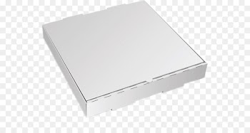 Rectangle - White pizza box 