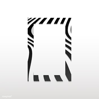 Rectangular black and white abstract badge ve.. | Free stock vector - 538056