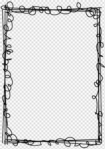 Rectangular black drawing frame art, I Have a Dream Child Martin Luther King Jr. Day Black History Month Coloring book, text box frame transparent background PNG clipart