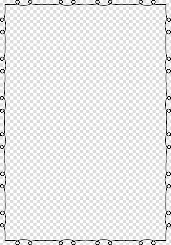 Rectangular black framed illustration, Black White Angle Pattern, Free Page Border transparent background PNG clipart