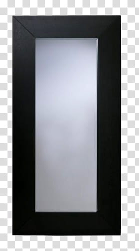 , rectangular black wooden frame transparent background PNG clipart