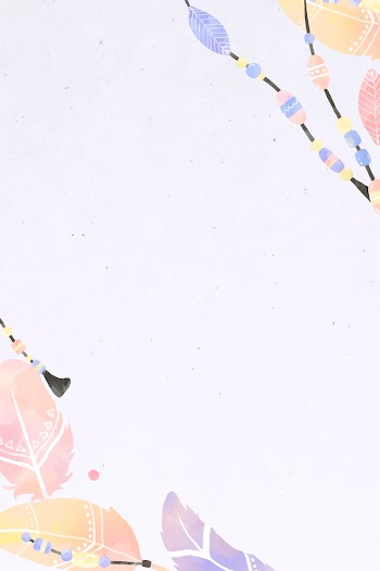 Rectangular Bohemian style border vector