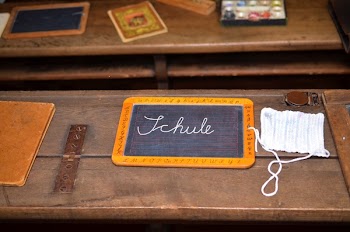 Rectangular Brown and Orange Board on Brown Wooden Table